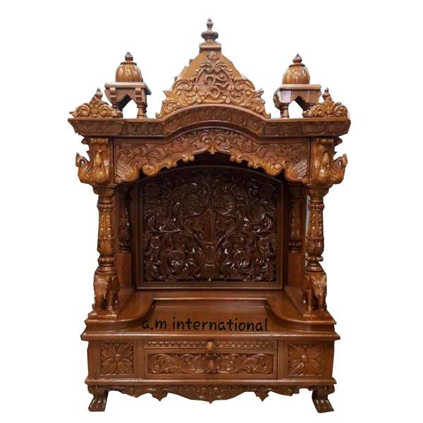 Designer Wooden Temple in Saharanpur