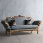 italian design gold 2 seater