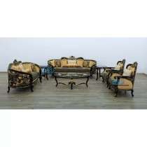 wooden carved luxury sofa set