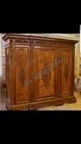 teak wood king size almirah