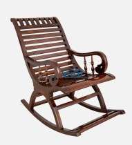 wooden rocking chair in rose wood
