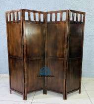 6 ft plain patter wooden room divider