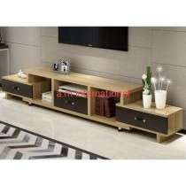 Modern tv unit in dual tone shade