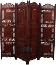 wooden 4 panel room divider