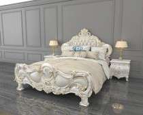 Royal design antique bed set