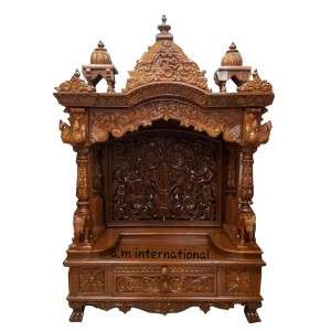  Designer Wooden Temple Manufacturers in Ahmedabad