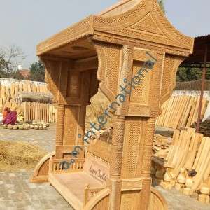  Wooden Carved Swing in Karnataka